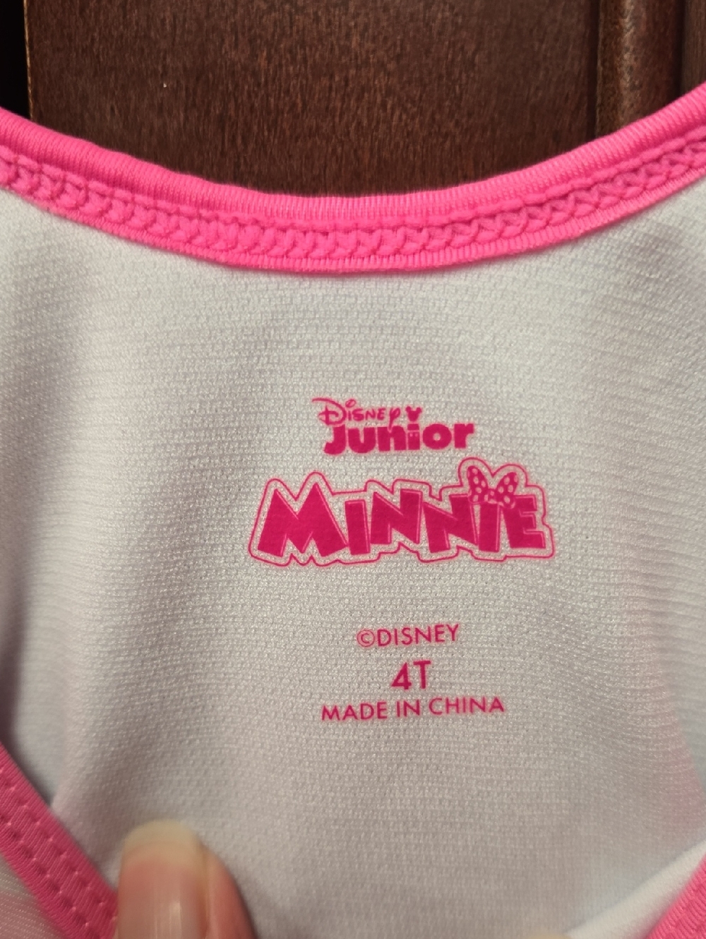 Like New. Disney Minnie Mouse 1pc Bathing Suit. Size 4T - Picture 3 of 4